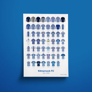Open image in slideshow, Kilmarnock FC - Shirt History Print
