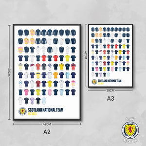 Scotland National Team - Shirt History Print
